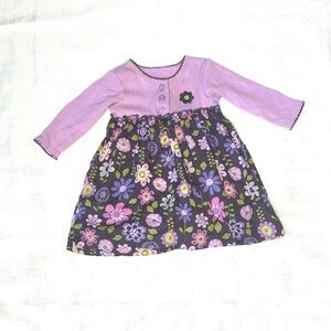 Carter's Purple Floral Kids Dress